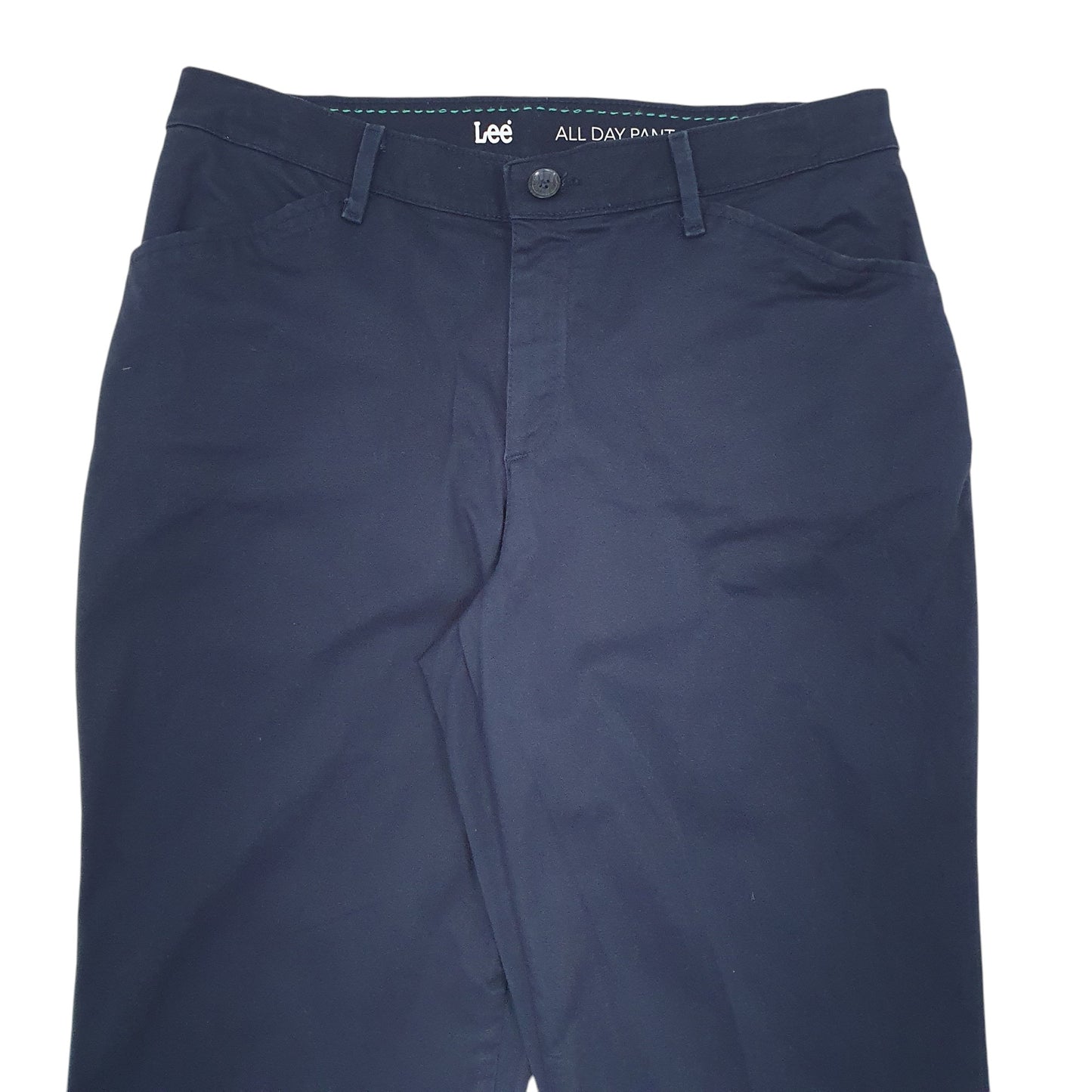 Womens Navy Lee  Chino Trousers