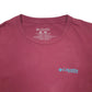 Mens Burgundy Columbia Sportswear PHG Labrador Dog Short Sleeve T Shirt