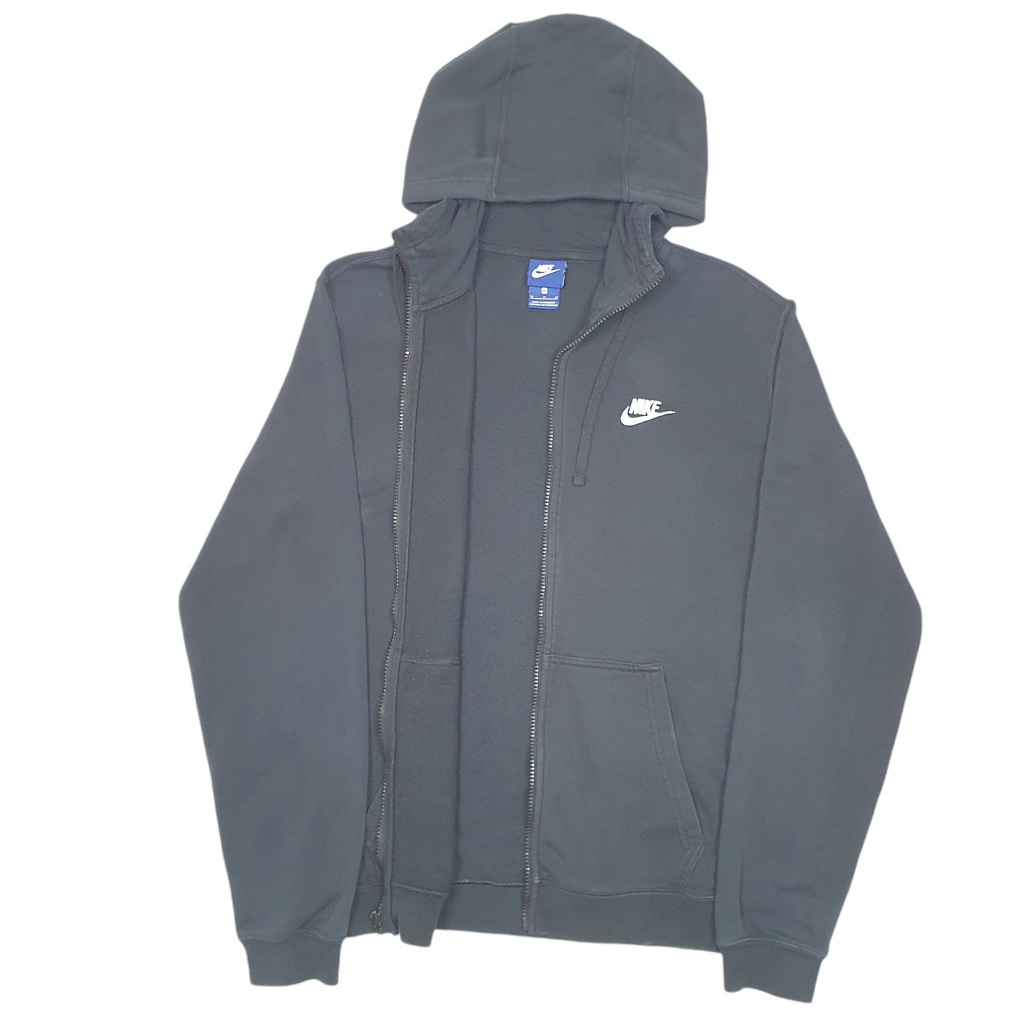 Mens Black Nike Hoodie Full Zip Jumper