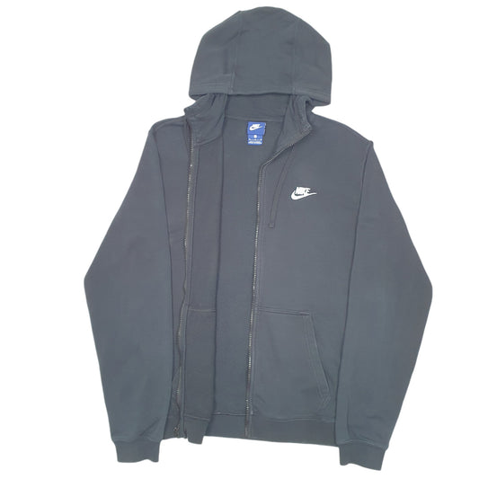 Mens Black Nike Hoodie Full Zip Jumper