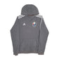 Mens Grey Adidas North Carolina FC Hoodie Jumper