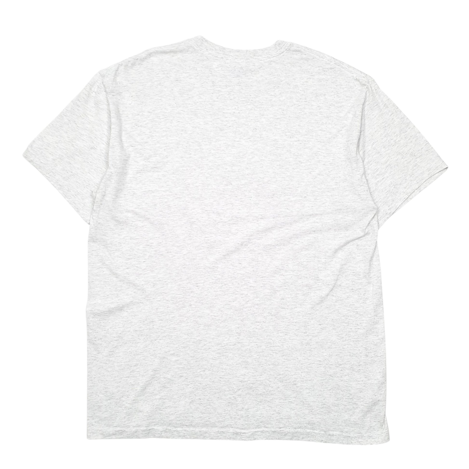 Mens Grey Hanes Ormadillios W805 Heavyweight Short Sleeve T Shirt