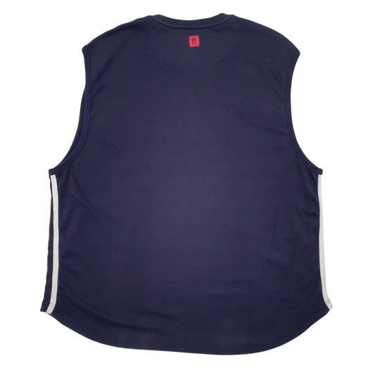 Mens Navy Lonsdale Vest Short Sleeve T Shirt