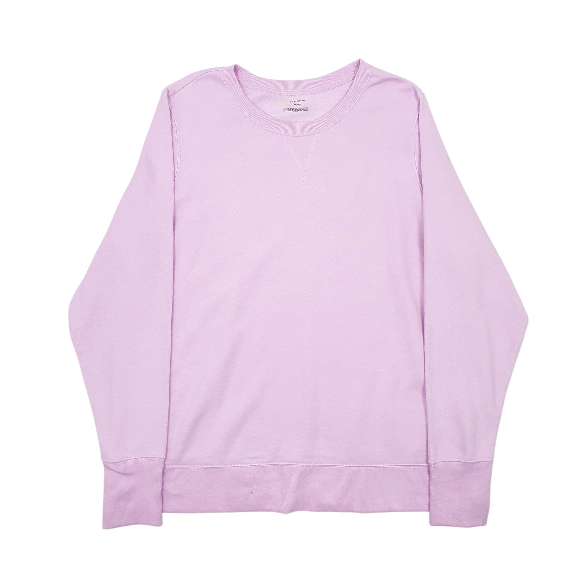 Womens Pink Tek Gear  Crewneck Jumper