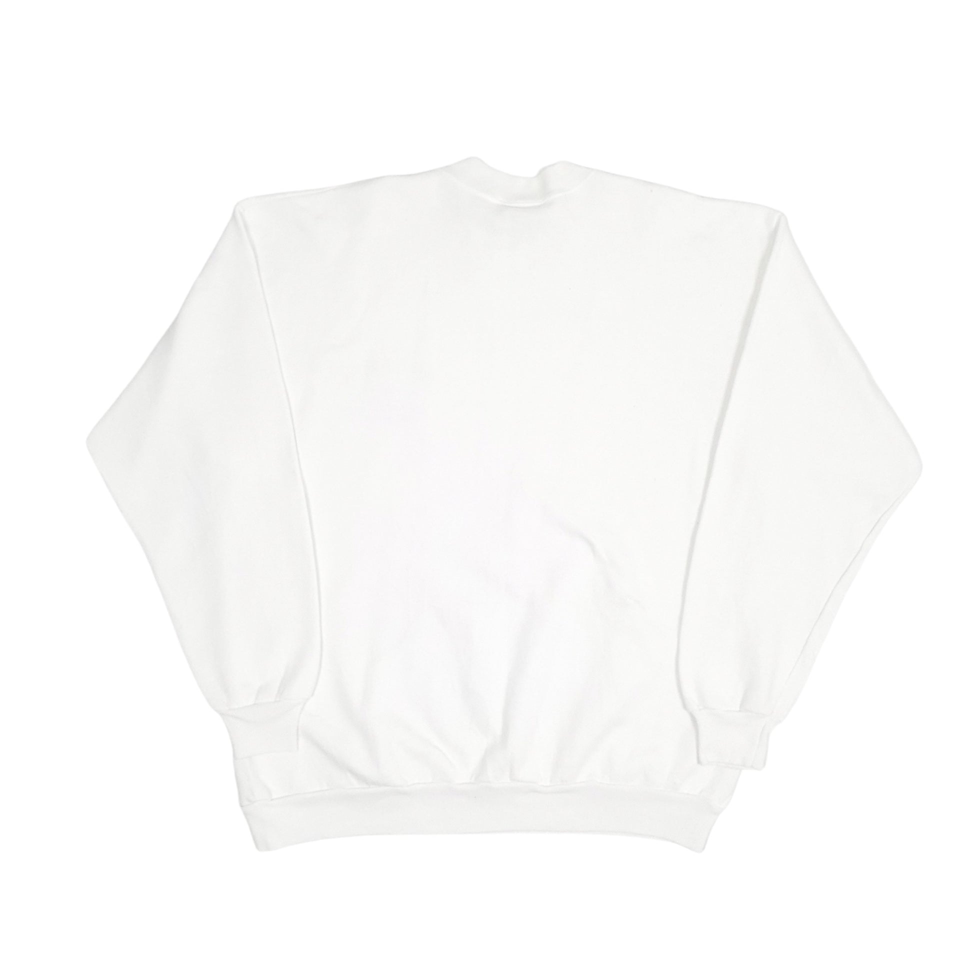 Mens White Lee St James School Crewneck Jumper