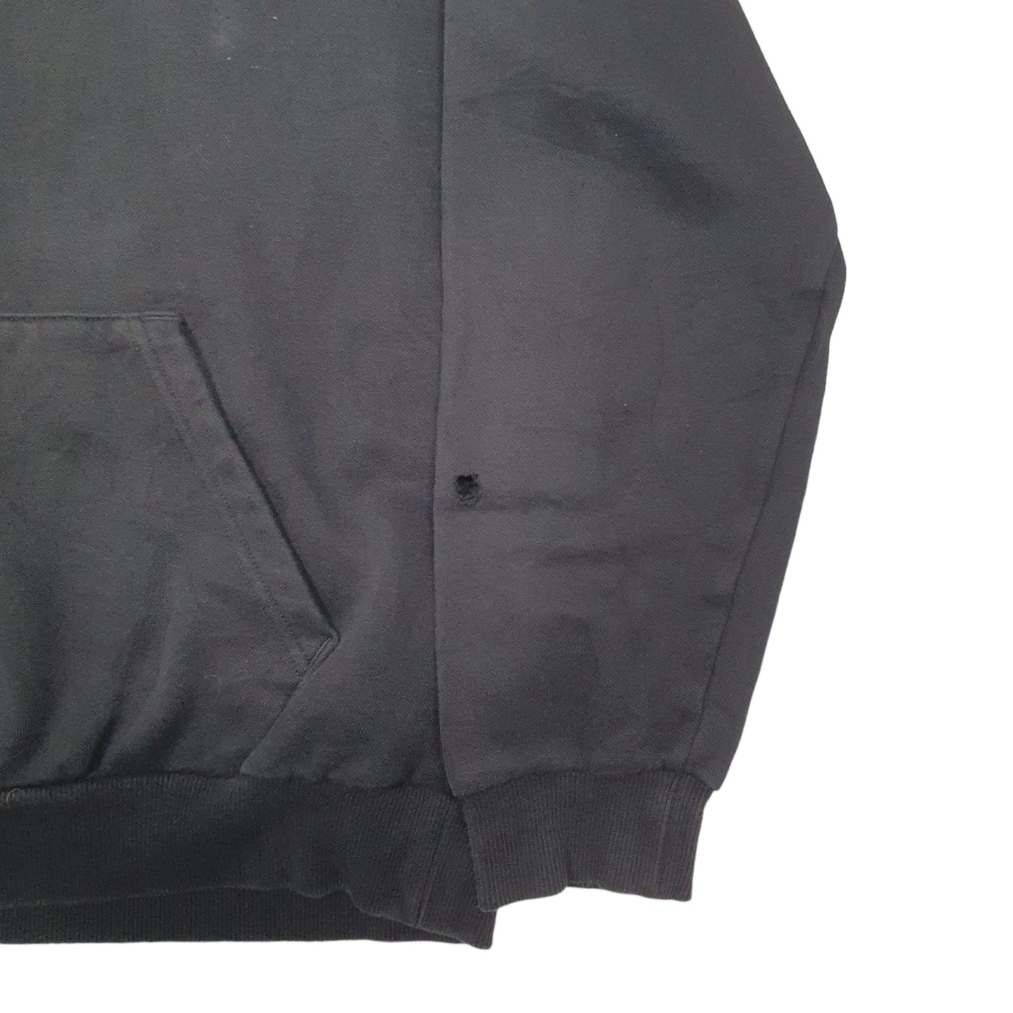 Mens Black Puma Spellout Hoodie Jumper