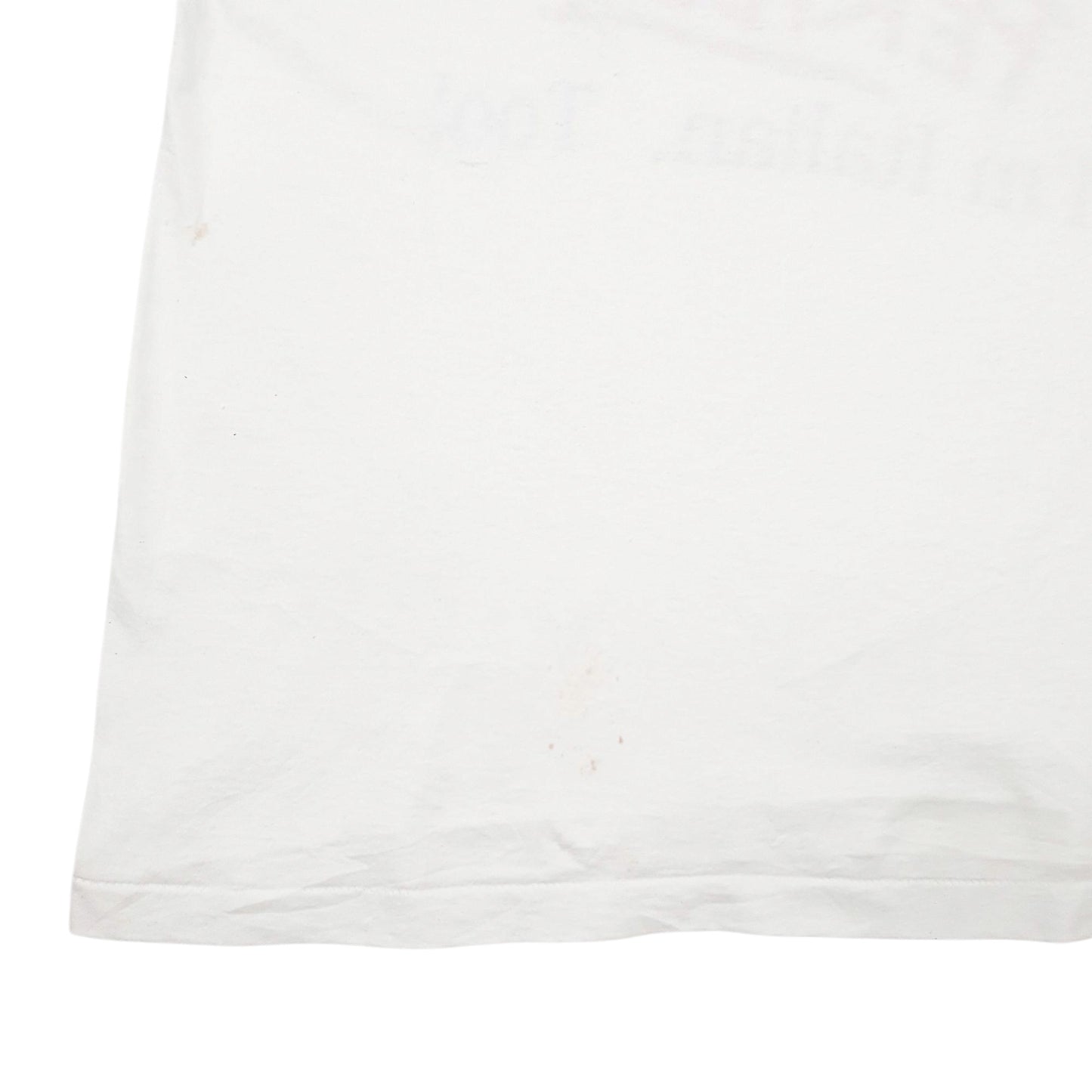 Mens White Fruit Of The Loom Single Stitch Vintage 90s Short Sleeve T Shirt