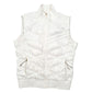 Womens Cream Nike Vest Goose  Coat