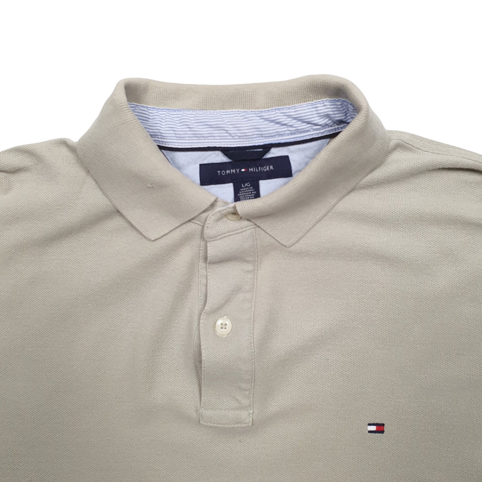 Mens Green Tommy Hilfiger  Short Sleeve Polo Shirt