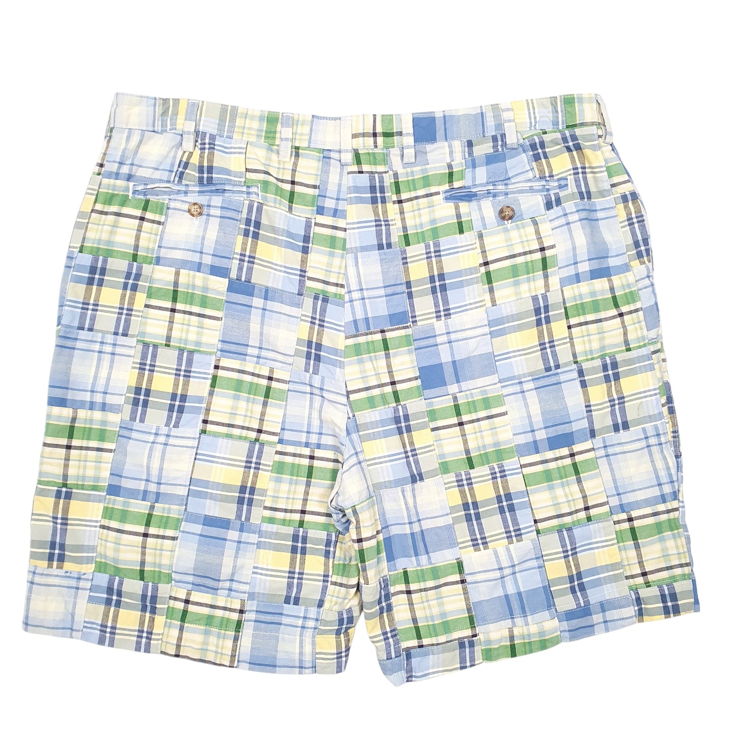 Mens Blue Jos A Bank Madras Ivy League Chino Shorts