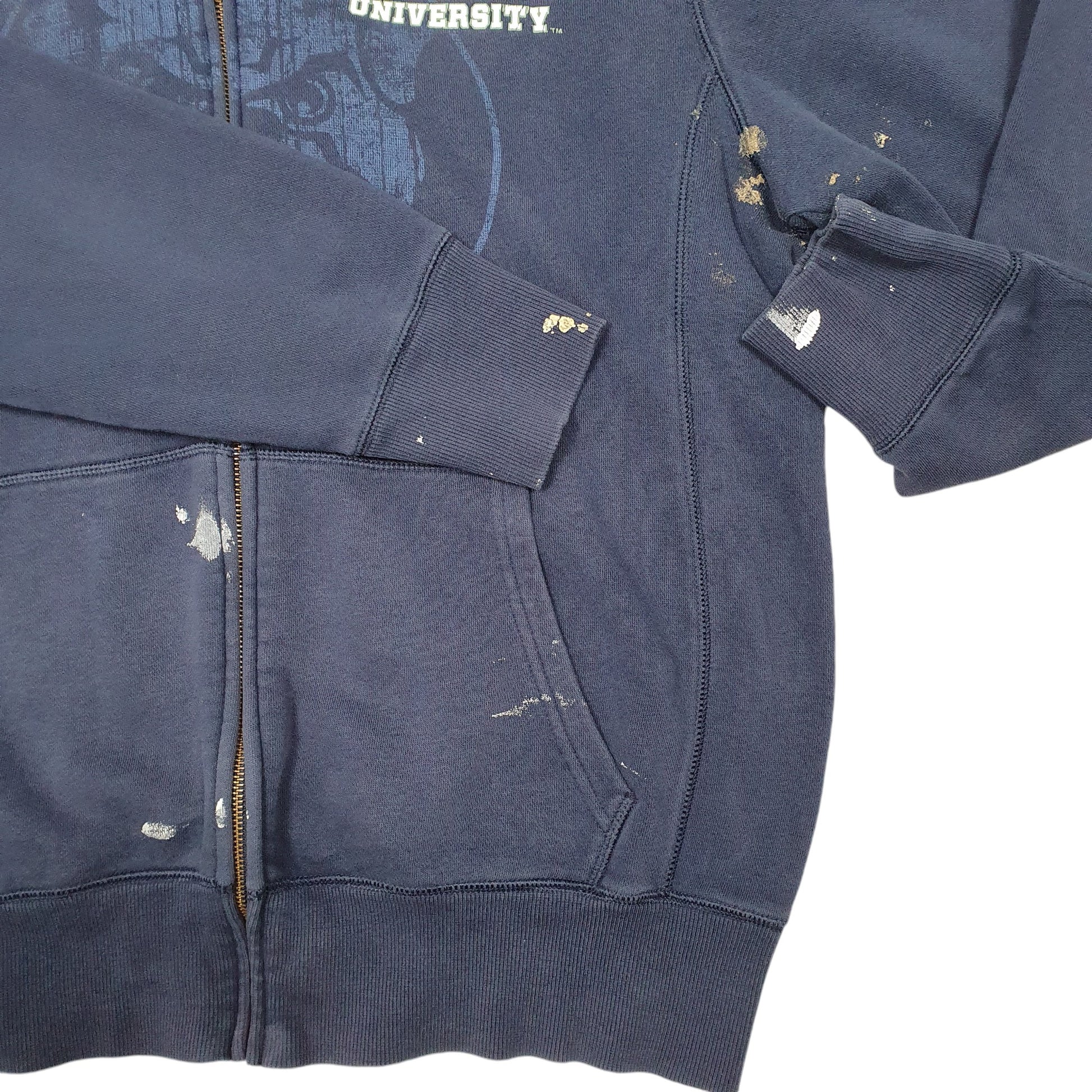 Mens Navy Nike Butler University USA Bulldogs Hoodie Full Zip Jumper