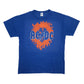 Mens Blue Russel Athletic ACDC Short Sleeve T Shirt