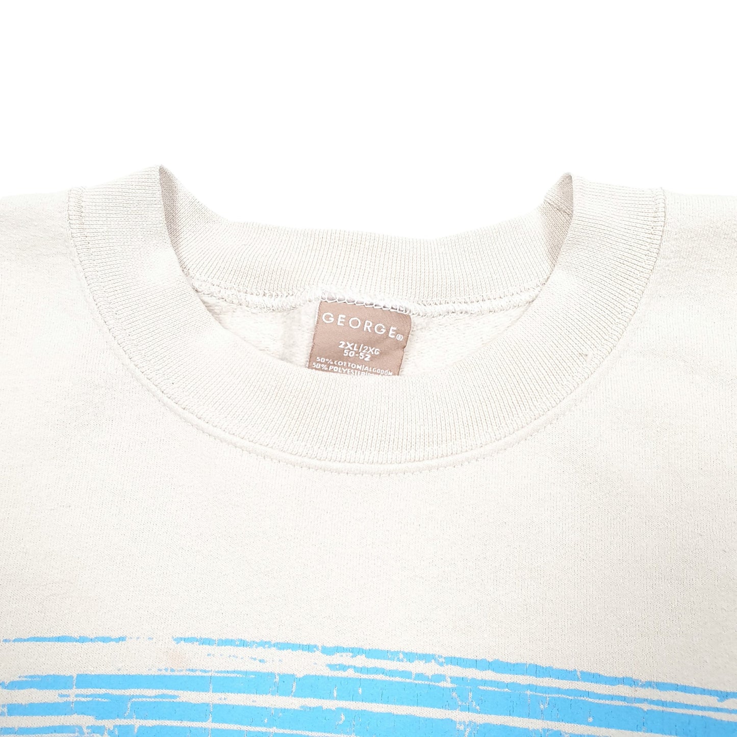 Mens Beige George Big Bear Country Grizzly Wilderness Crewneck Jumper