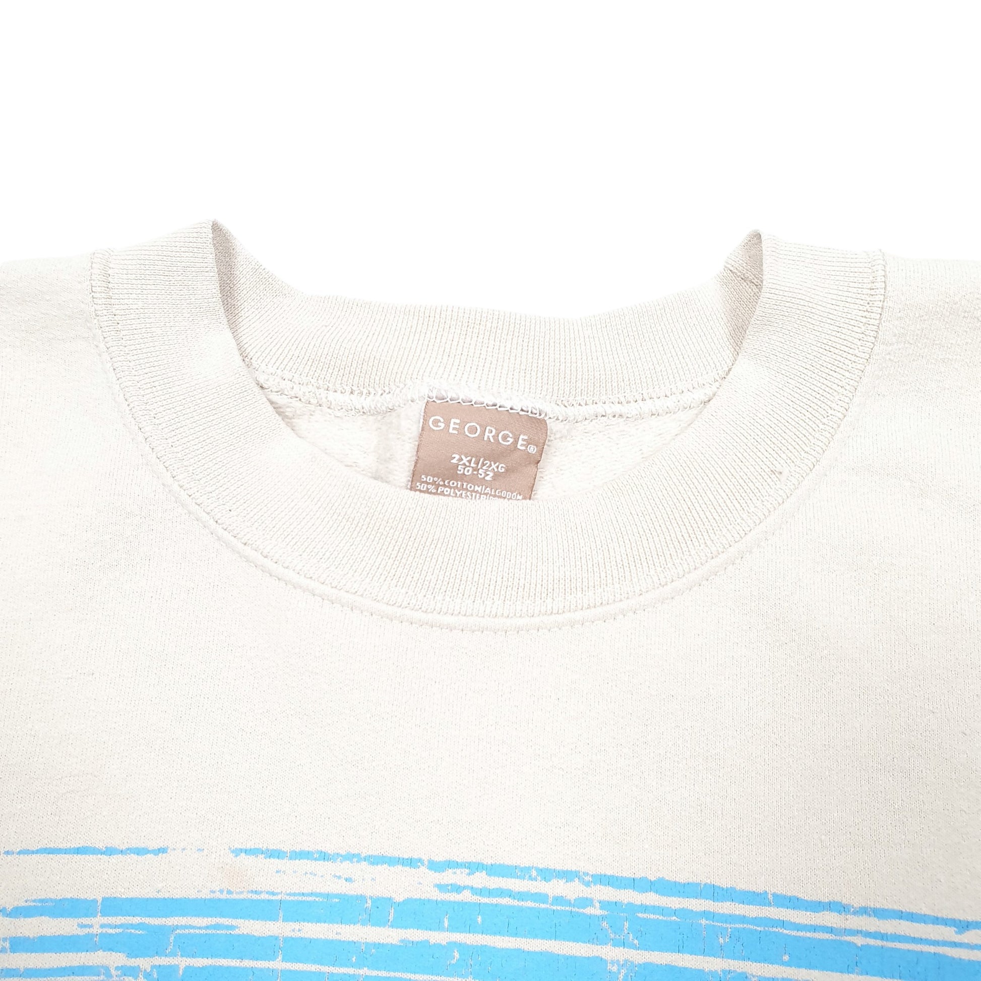 Mens Beige George Big Bear Country Grizzly Wilderness Crewneck Jumper