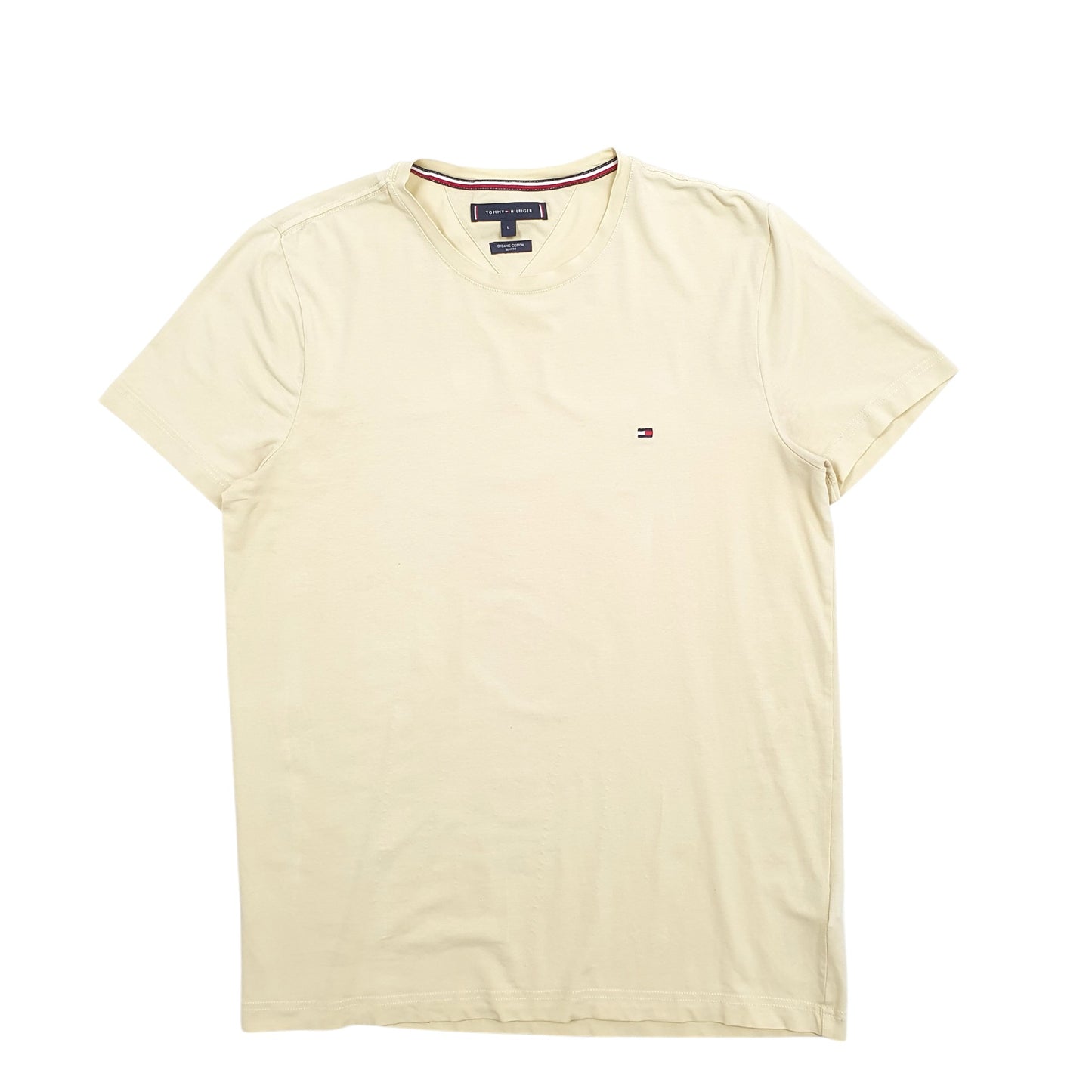 Mens Yellow Tommy Hilfiger  Short Sleeve T Shirt