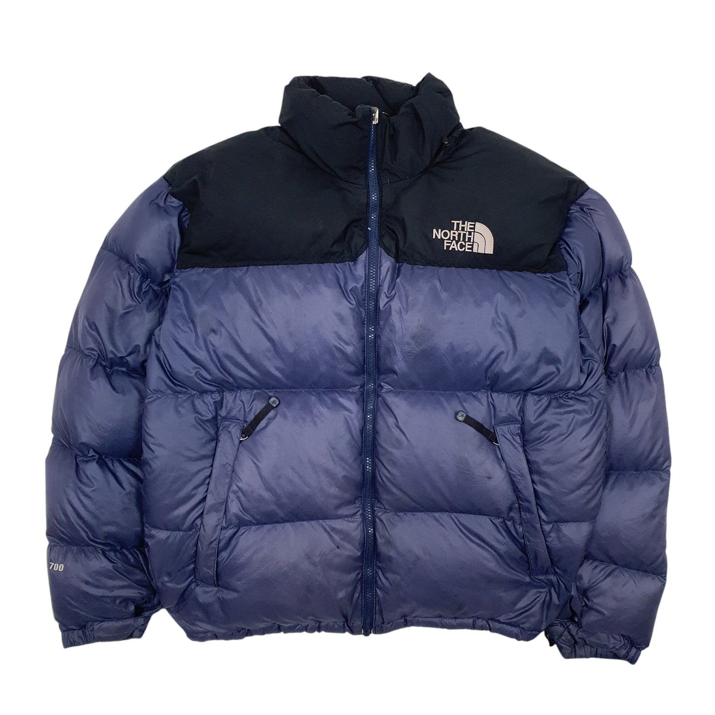 Mens Blue The North Face Nuptse 700  Coat