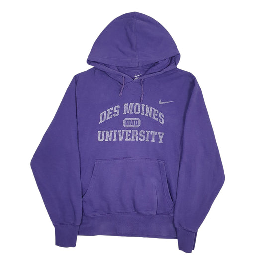 Mens Purple Nike Des Moines University Hoodie Jumper
