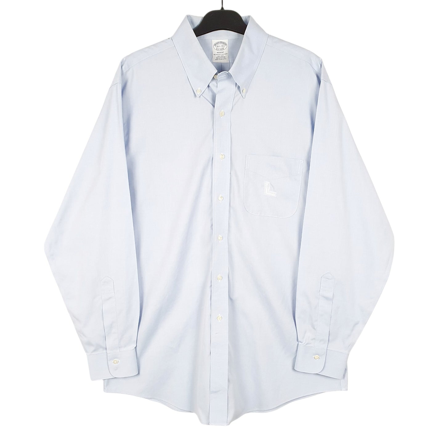 Mens Blue Brooks Brothers Regent Long Sleeve Shirt