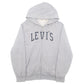 Mens Grey Levis  Full Zip Jumper