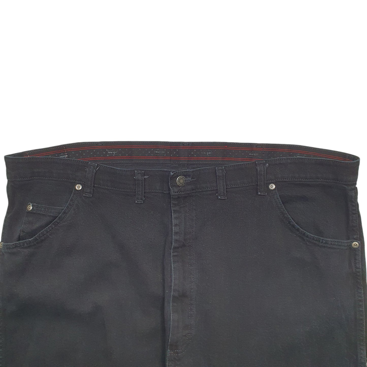 Mens Black Wrangler  Relaxed JeansW46 L26