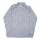 Mens Grey Under Armour Workout Gym Heatgear Quarter Zip Jumper