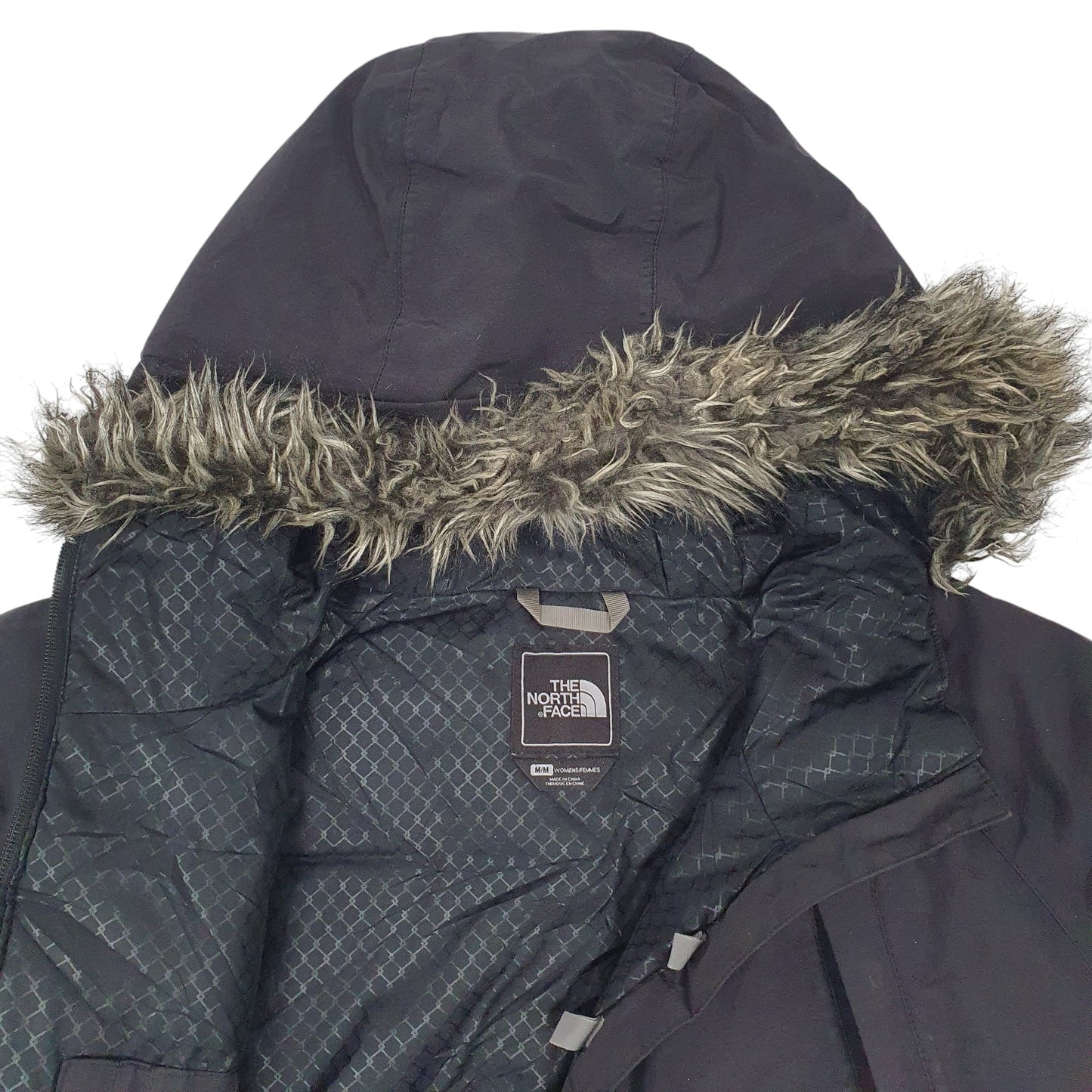 Womens Black The North Face Goose Down  Coat