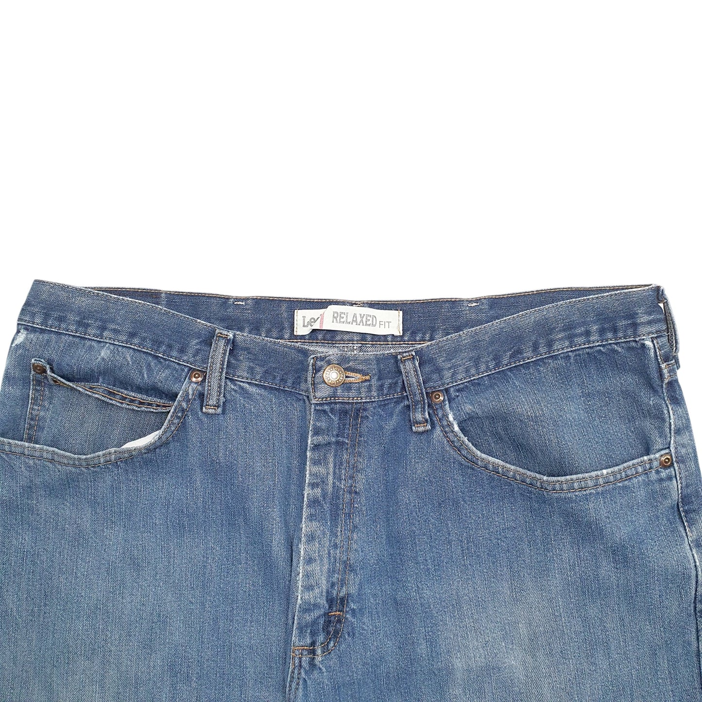 Mens Blue Lee  Relaxed JeansW38 L32