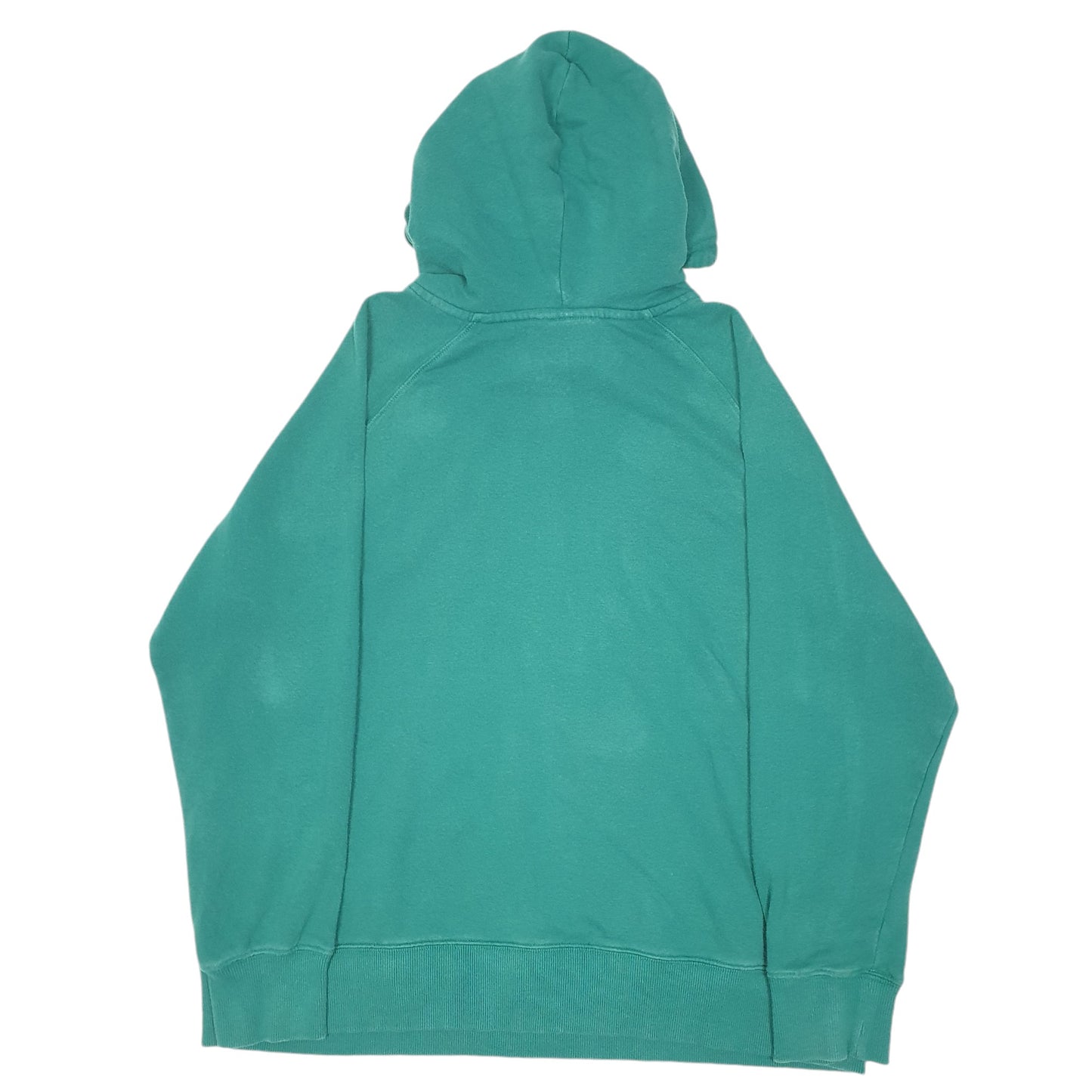 Womens Green The North Face Spellout Logo Hoodie Jumper