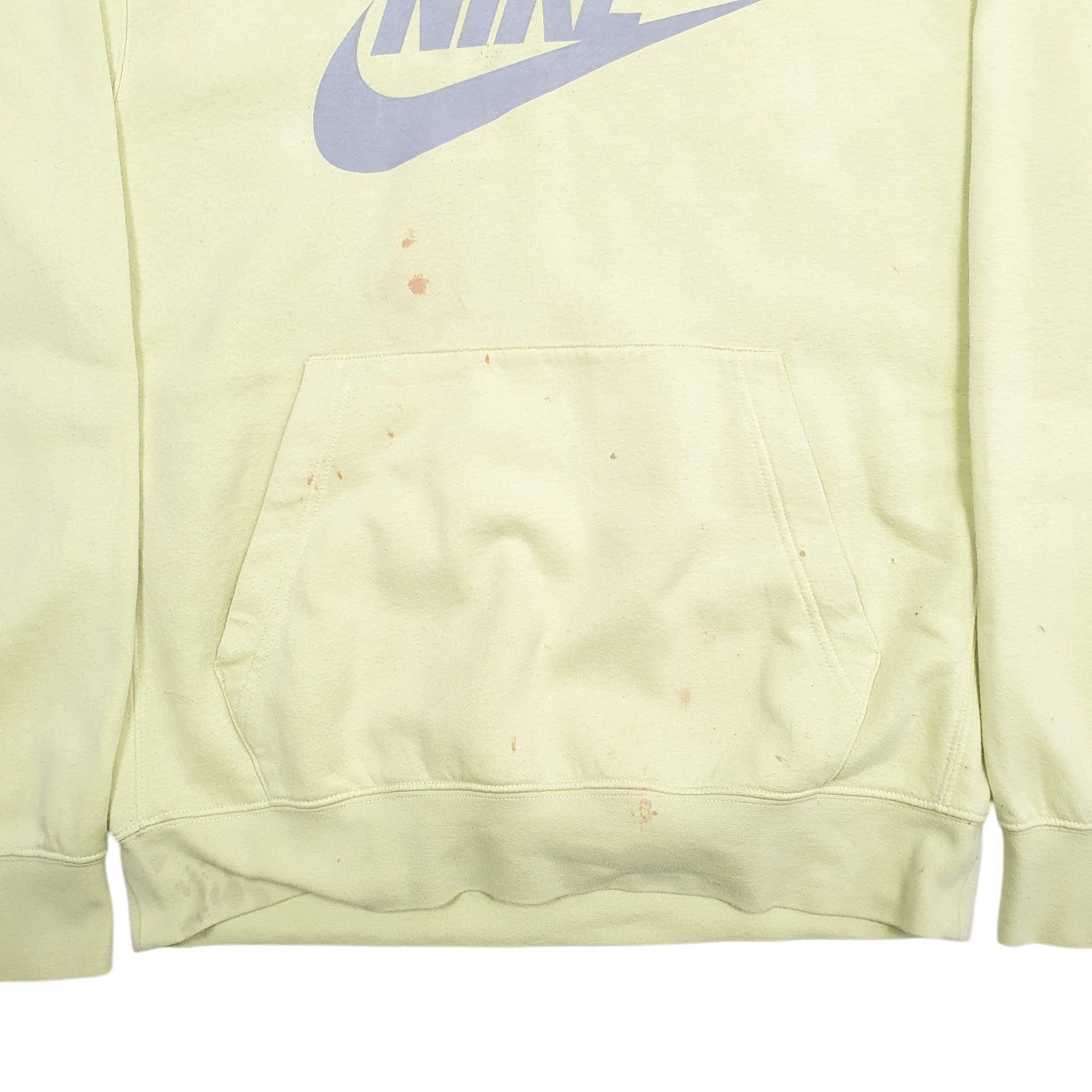 Mens Green Nike Spellout Hoodie Jumper