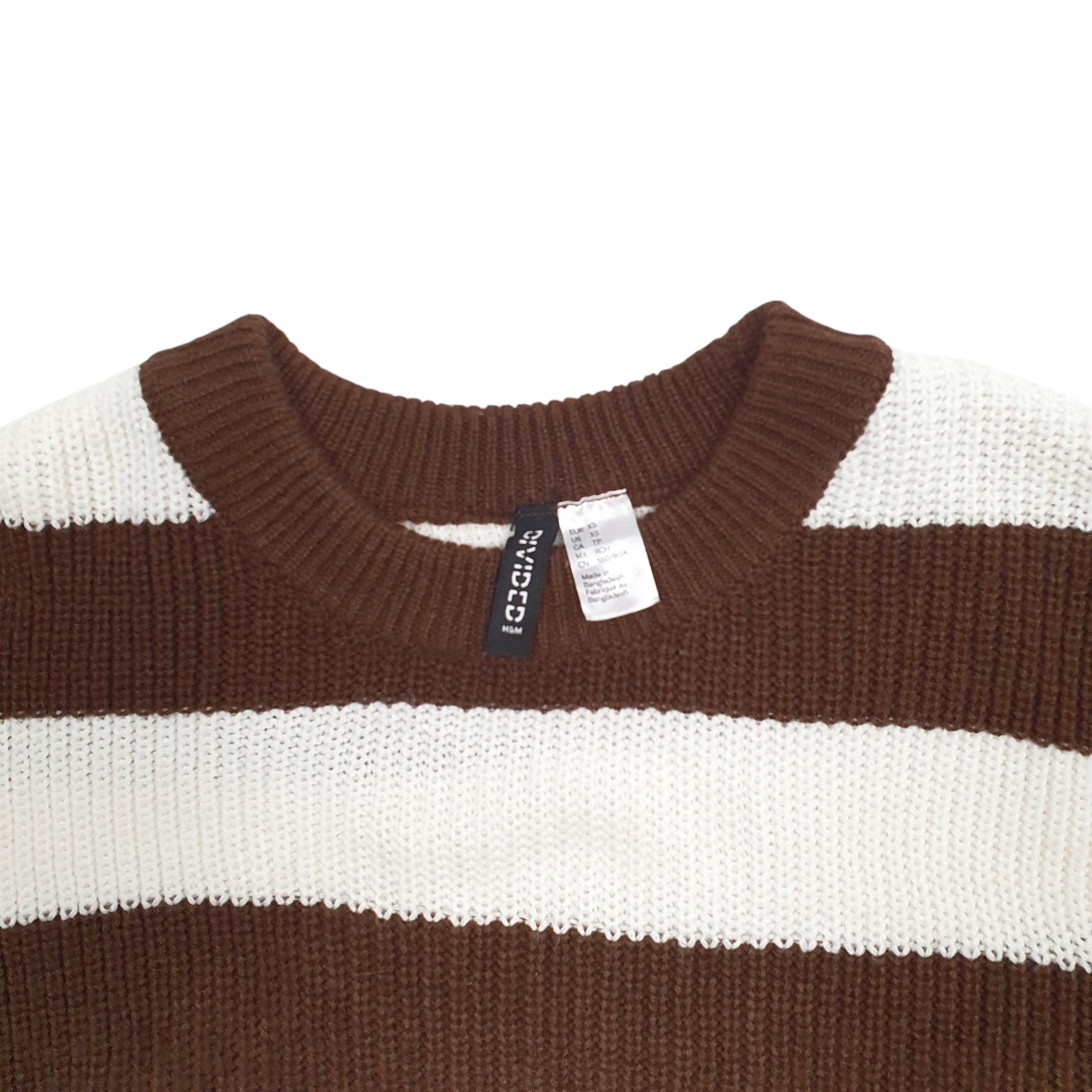 Womens Brown H&S  Crewneck Jumper