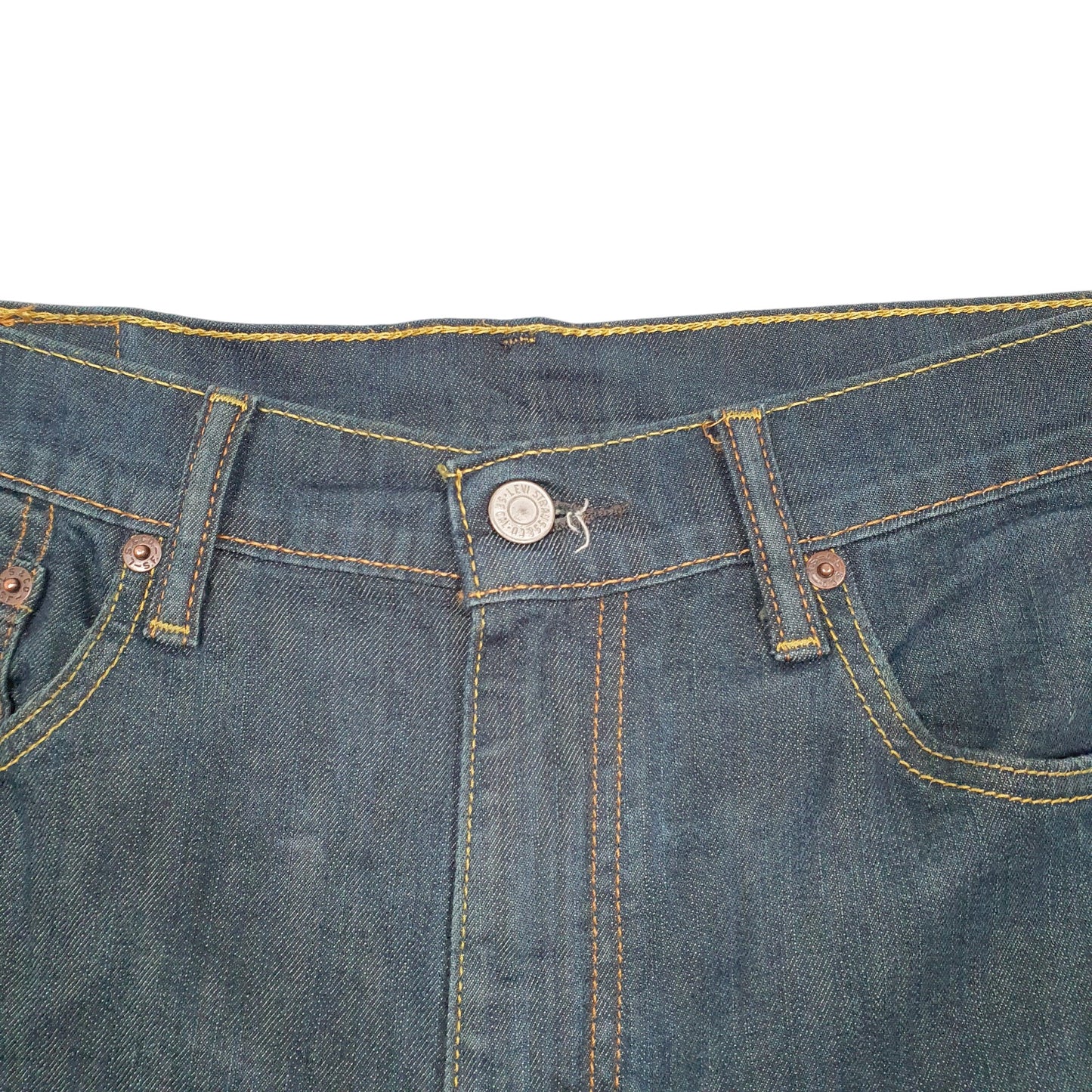 Mens Blue Levis Stretch 508 Jorts Denim Shorts