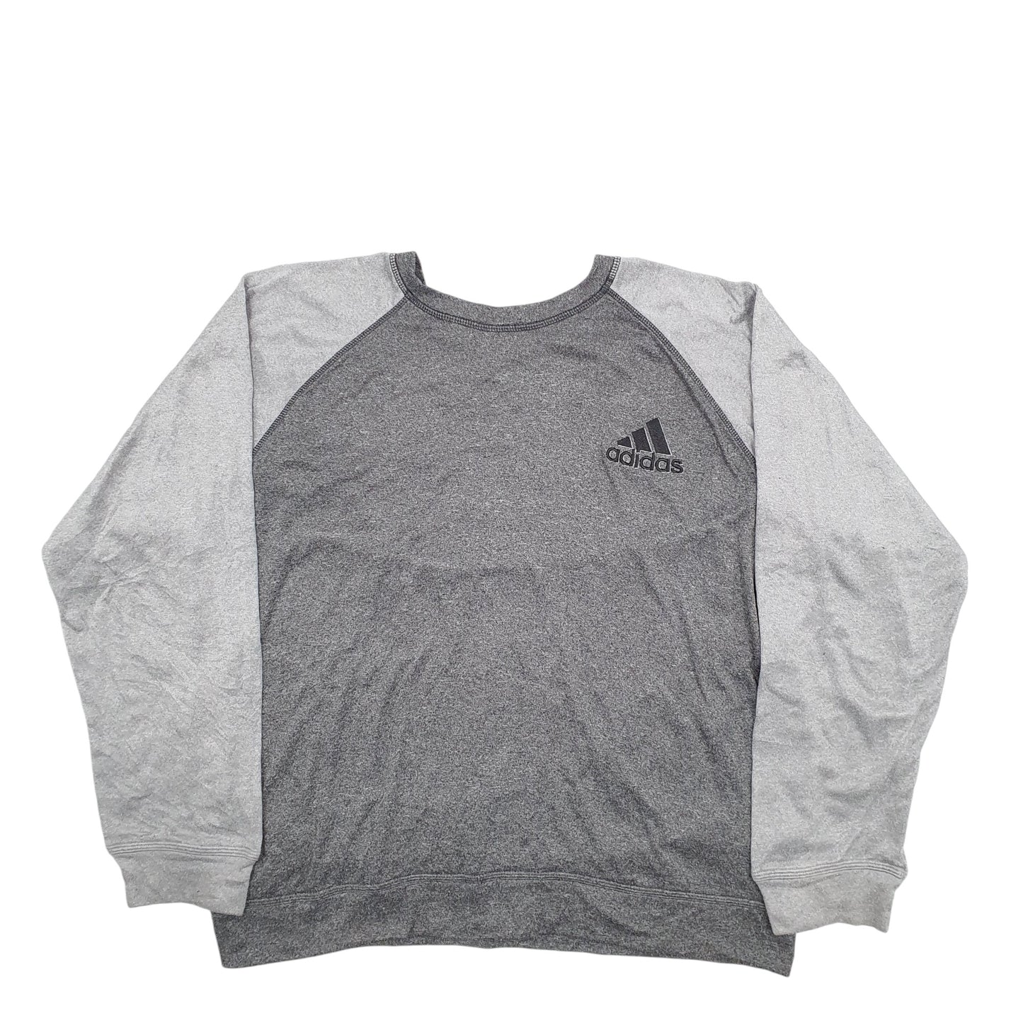 Mens Grey Adidas  Crewneck Jumper