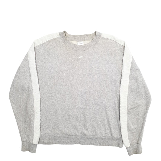 Womens Grey Reebok  Crewneck Jumper