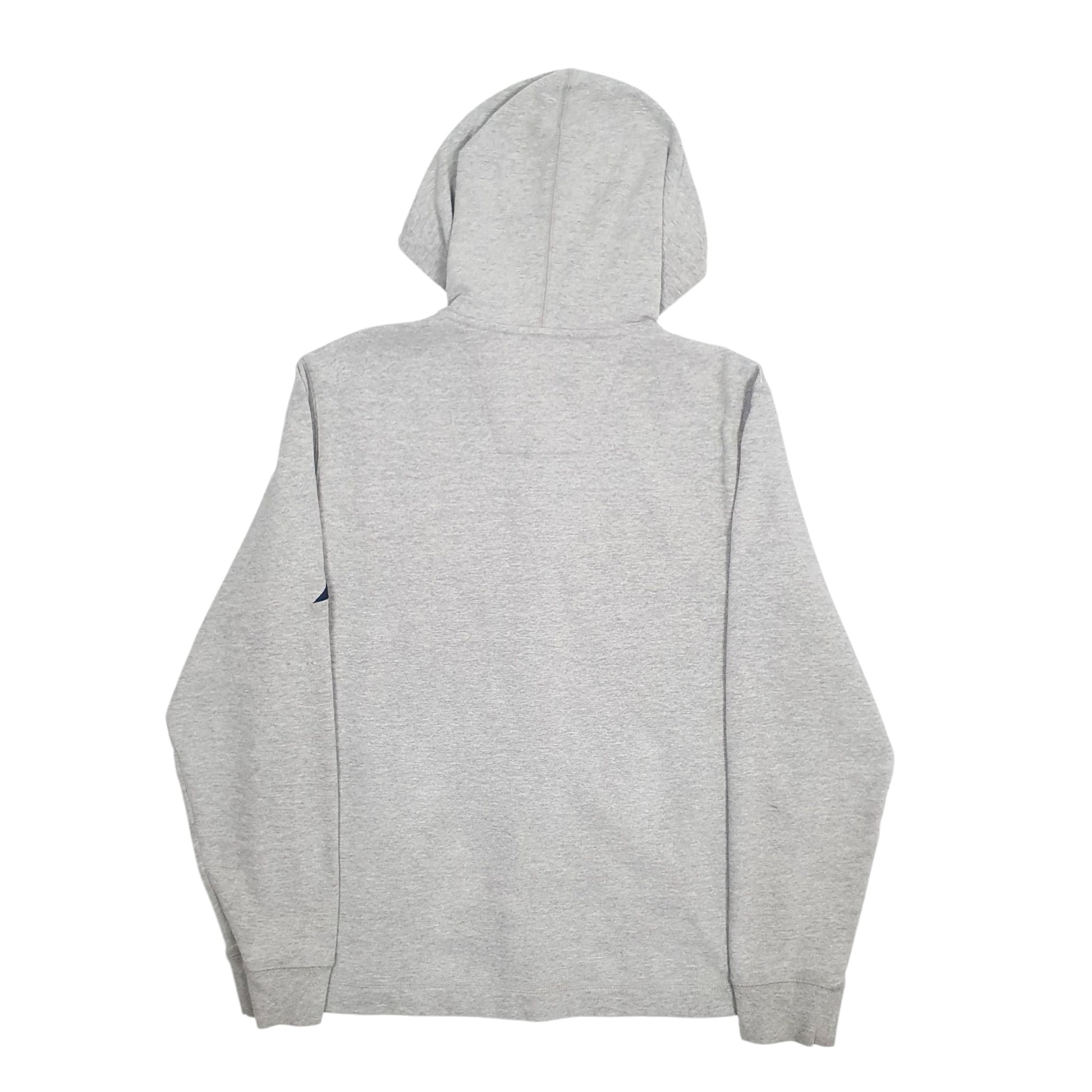 Mens Grey Nautica Spellout Full Zip Jumper