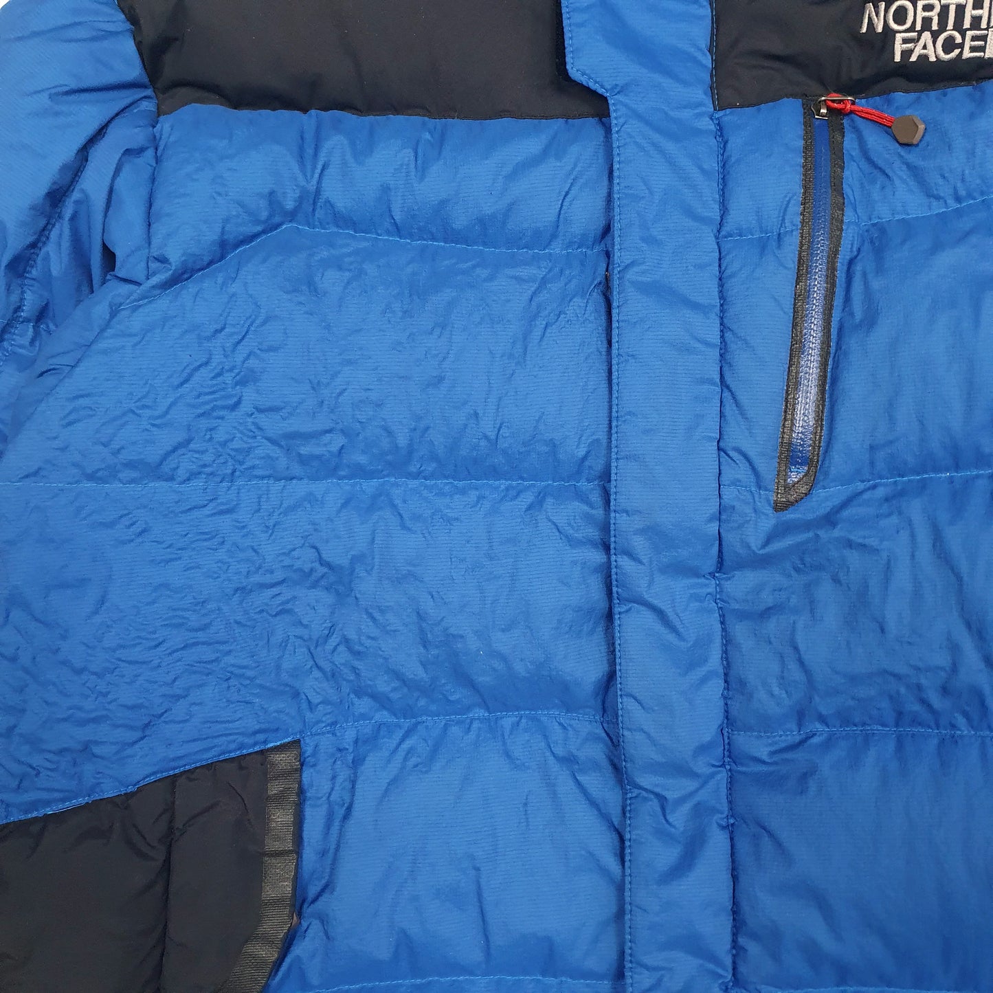 Mens Blue The North Face Baltoro 800 Summit Series  Coat