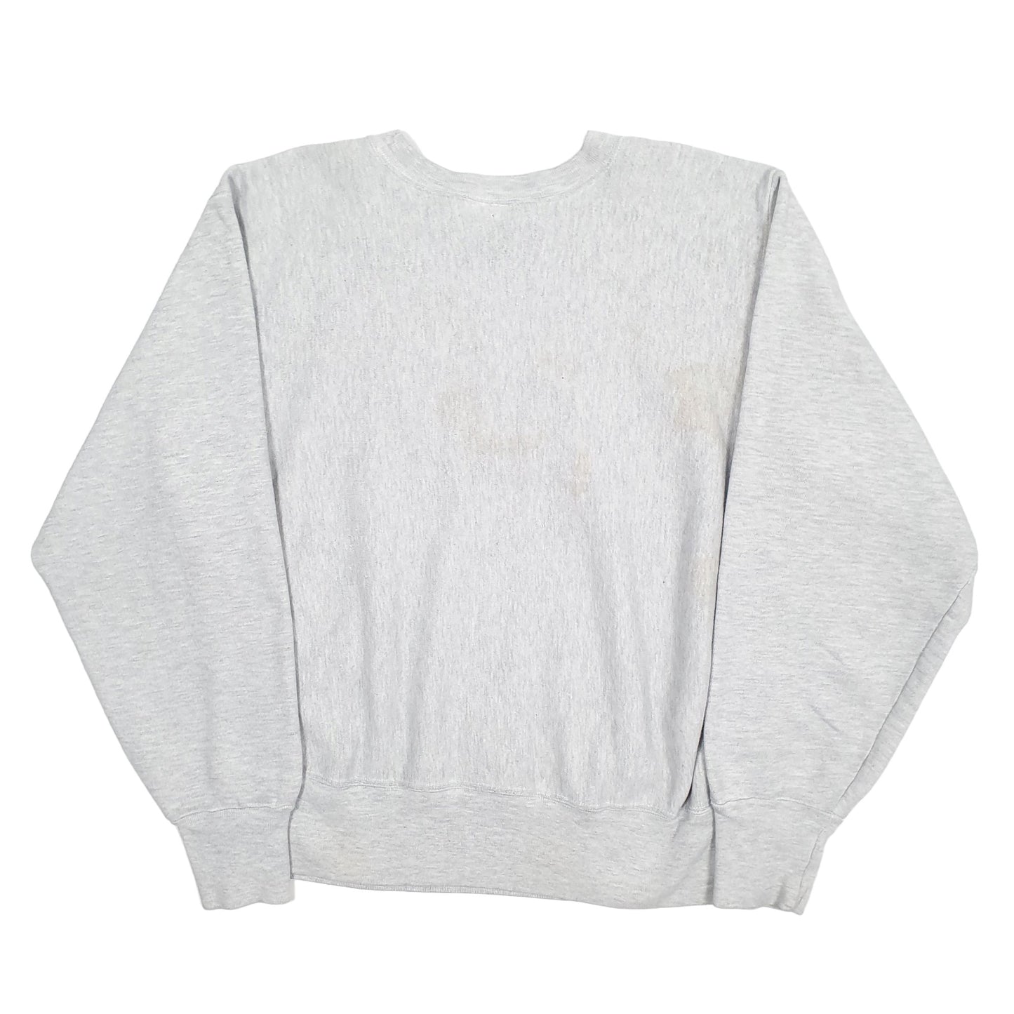 Mens Grey Rugged Sweats Vintage 1990s Made in USA Reverse Weave Crewneck Jumper