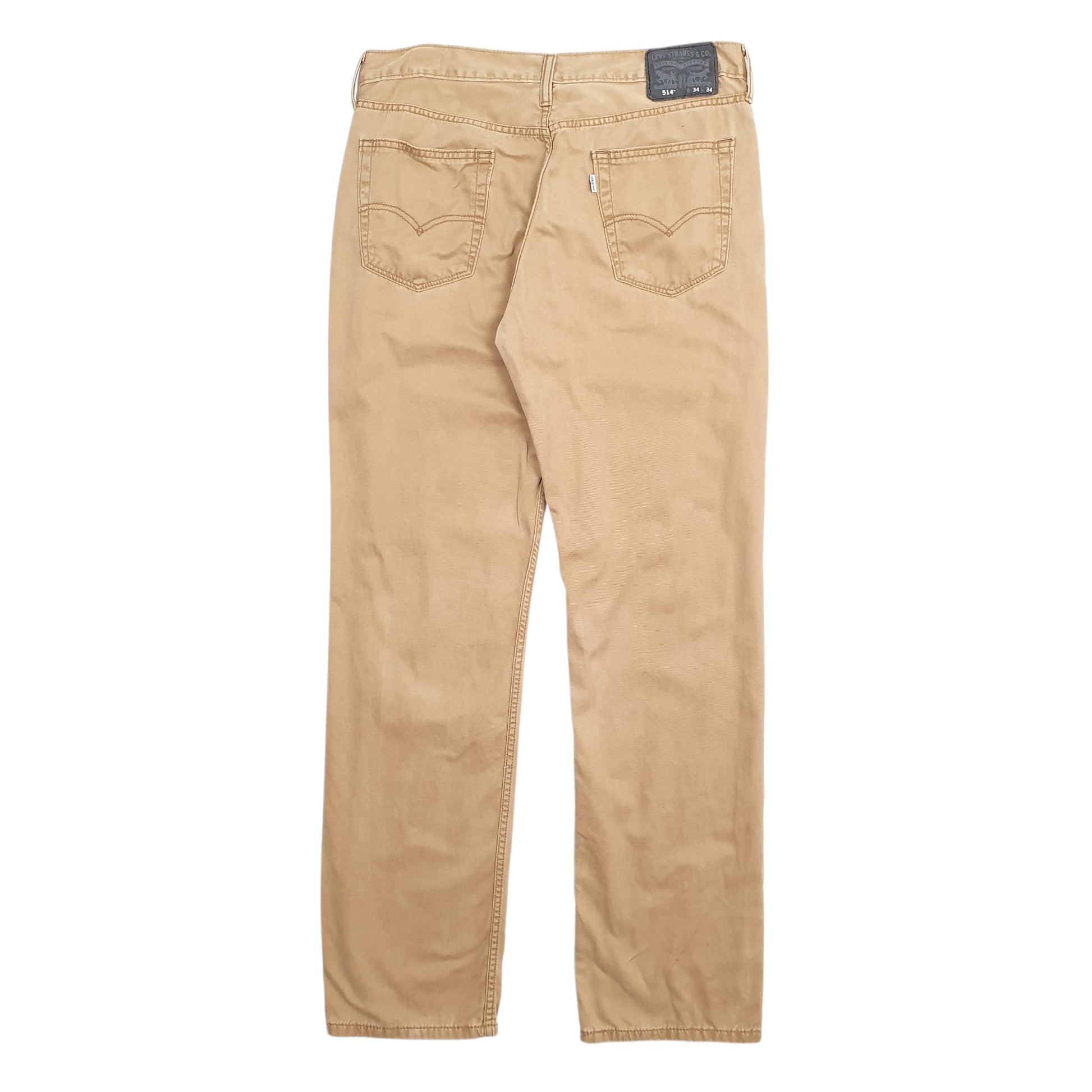 Mens Tan Levis  514 JeansW34 L34