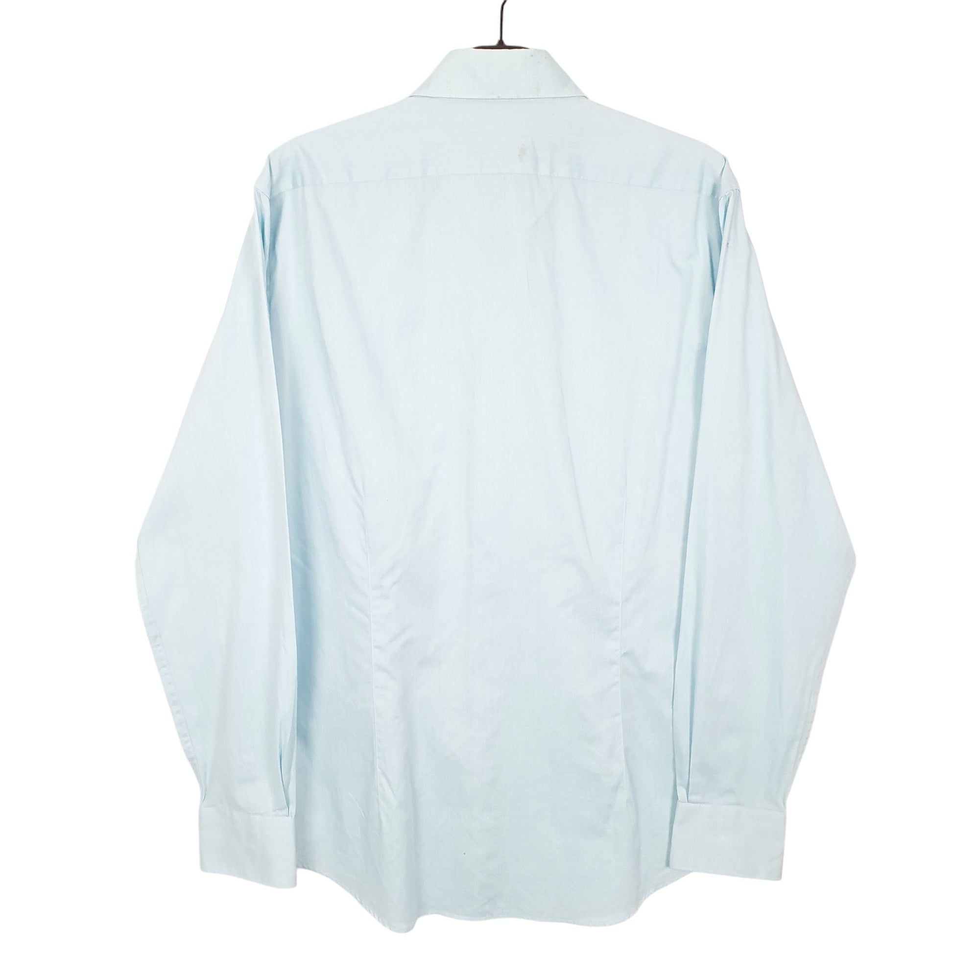 Mens Blue Tommy Hilfiger Fitted Long Sleeve Shirt