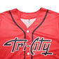 Mens Red Destroyer Rocks Baseball Jersey Short Sleeve T Shirt