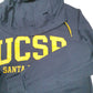 Mens Navy MV Sport UCSB Santa Barbara Spellout USA Hoodie Jumper