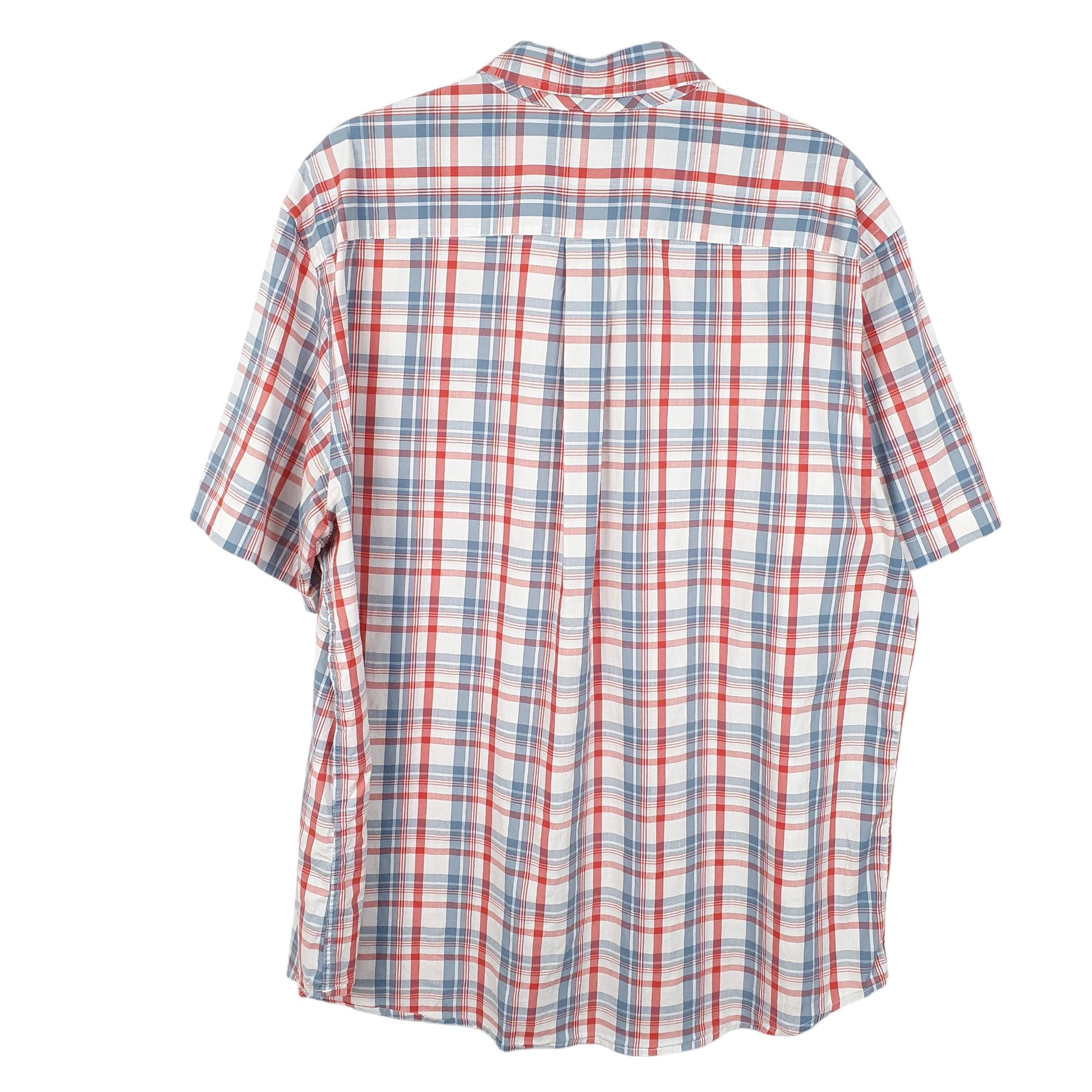 Mens White Dockers  Short Sleeve Shirt