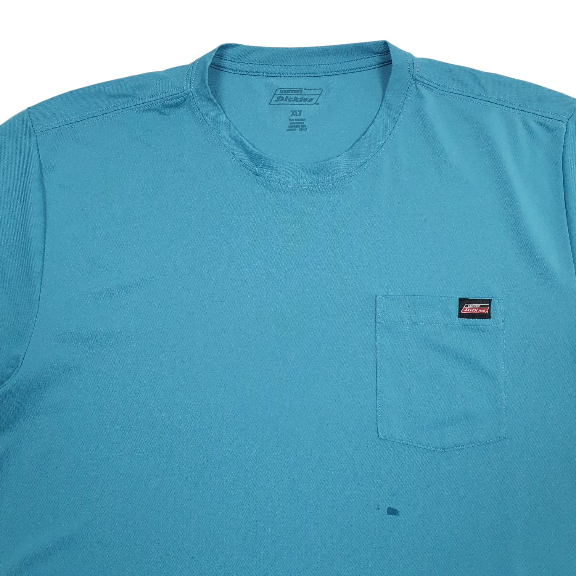 Mens Blue Dickies Active Wear Short Sleeve T Shirt