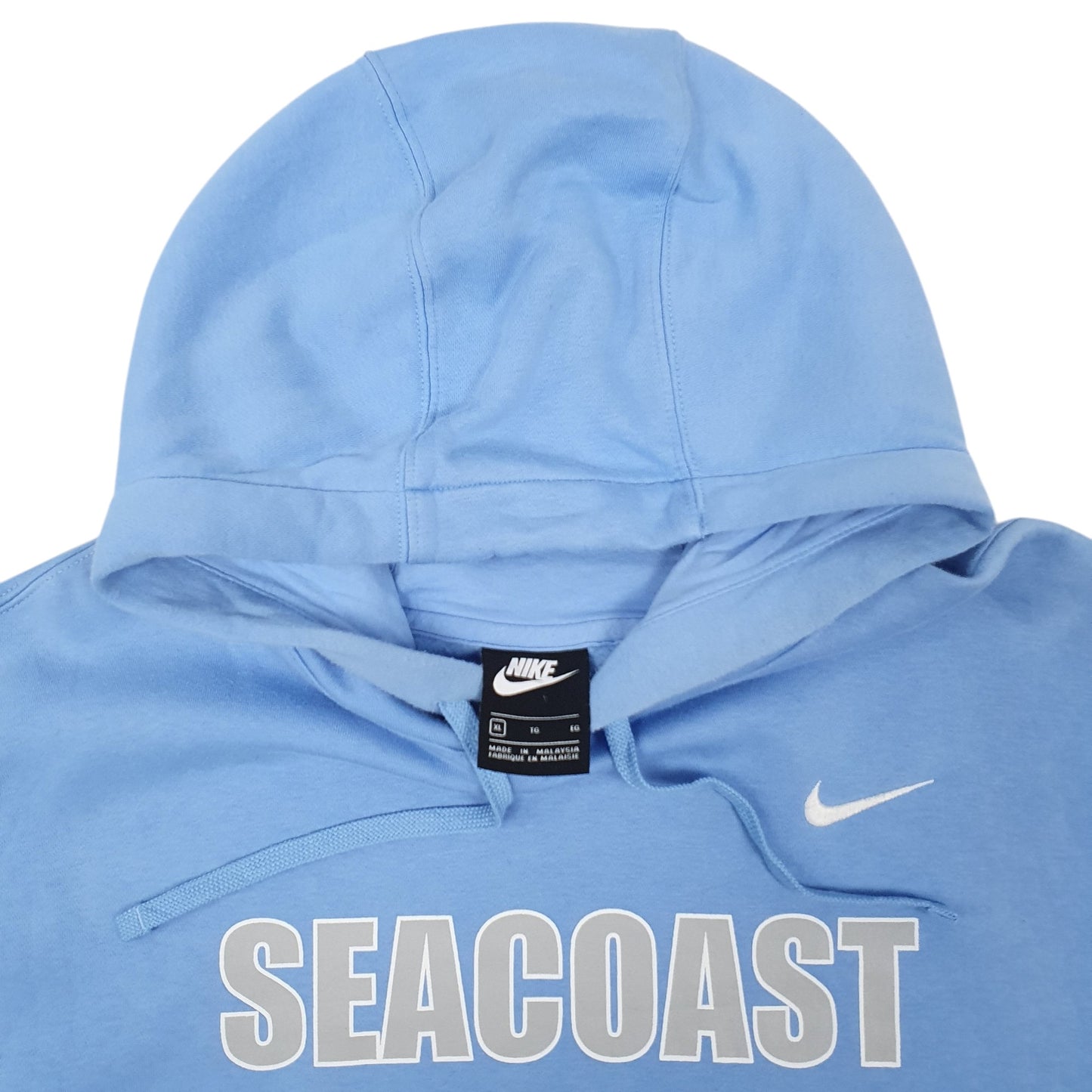 Mens Blue Nike Seacoast United Hoodie Jumper