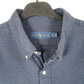 Mens Navy Ralph Lauren Oxford Short Sleeve Shirt