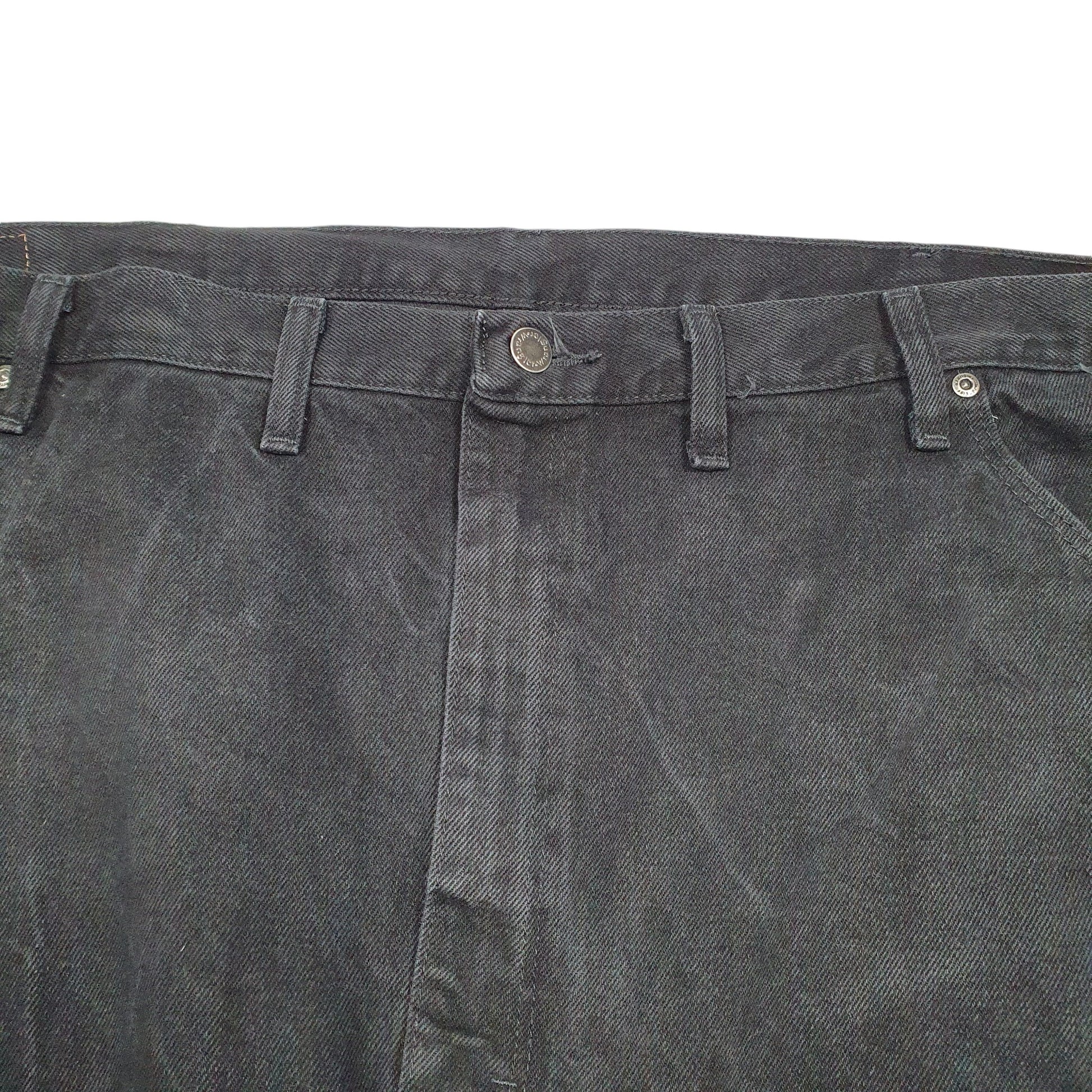 Mens Black Wrangler  Casual JeansW48 L28