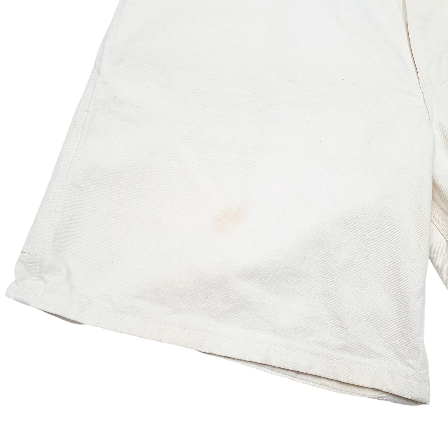 Mens Cream Carhartt Workwear Painter Union Made In USA Carpenter Shorts