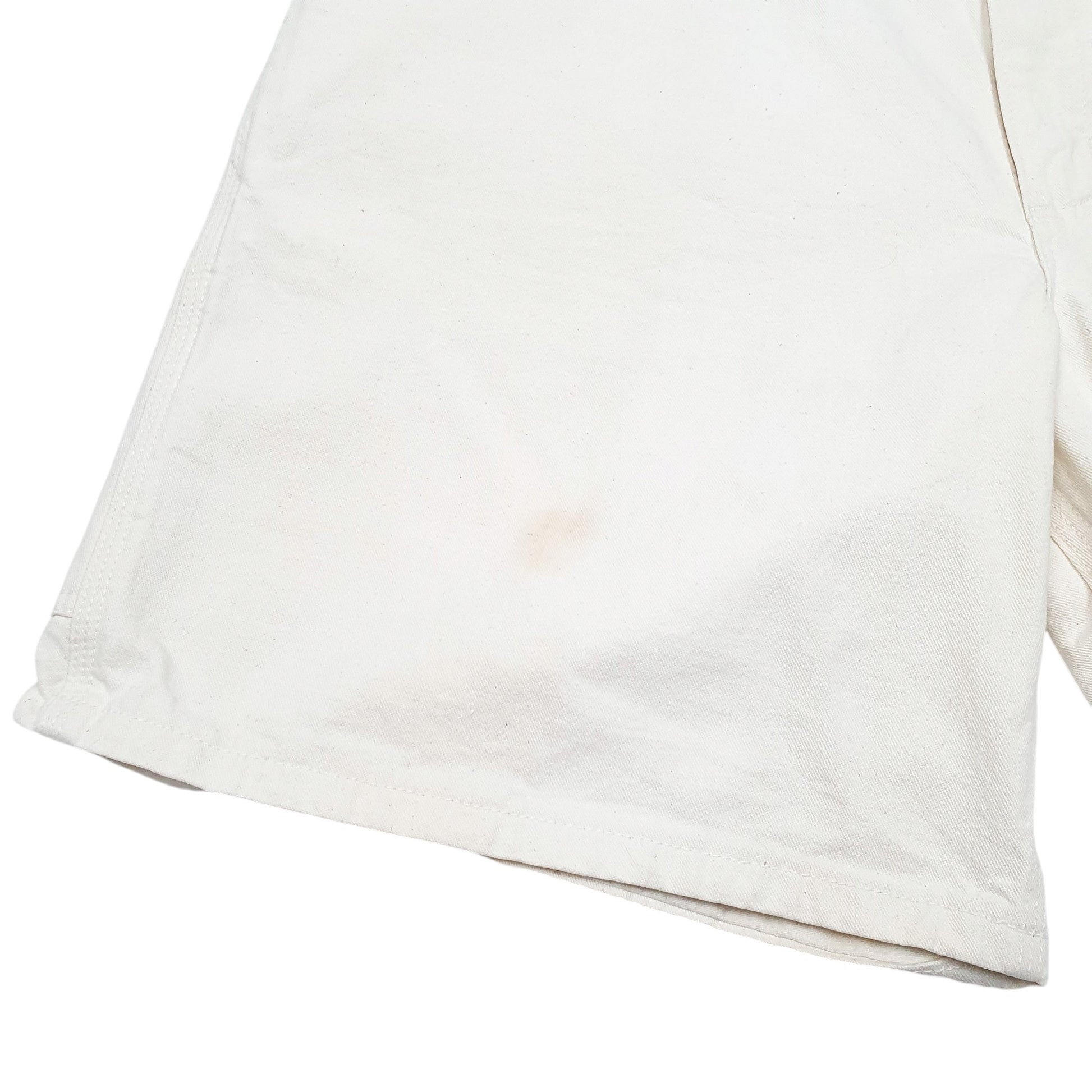 Mens Cream Carhartt Workwear Painter Union Made In USA Carpenter Shorts