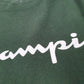 Mens Green Champion Script Long Sleeve T Shirt