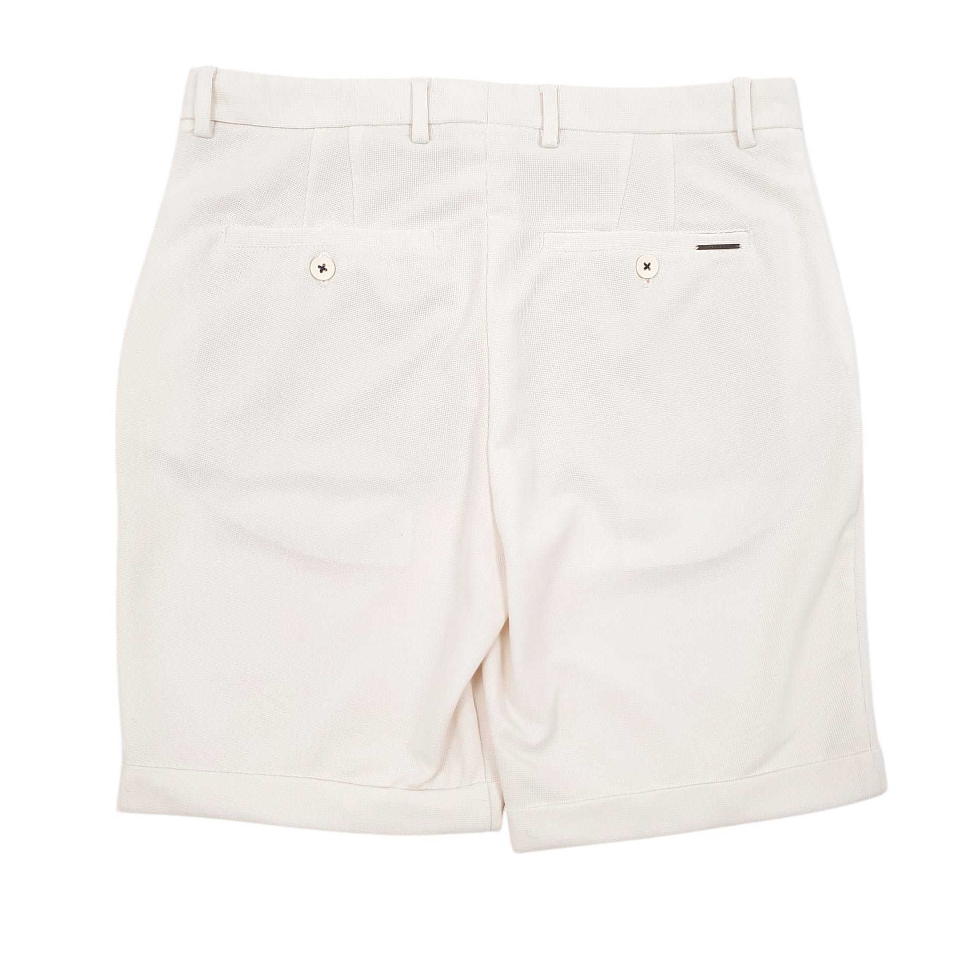 Mens Cream Zara  Chino Shorts