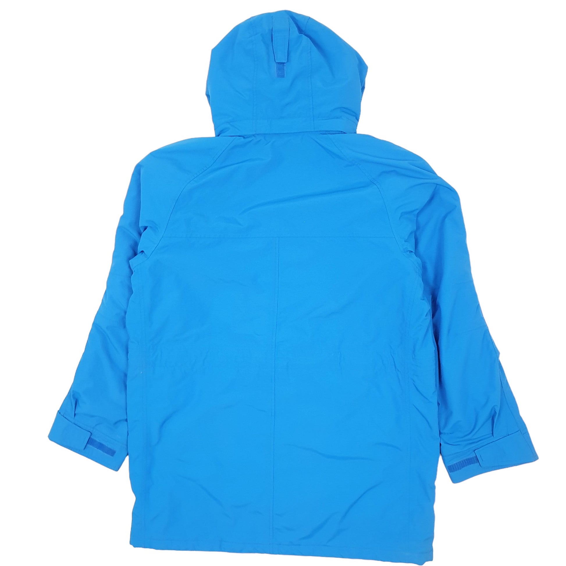 Mens Blue Landsend Hooded  Coat
